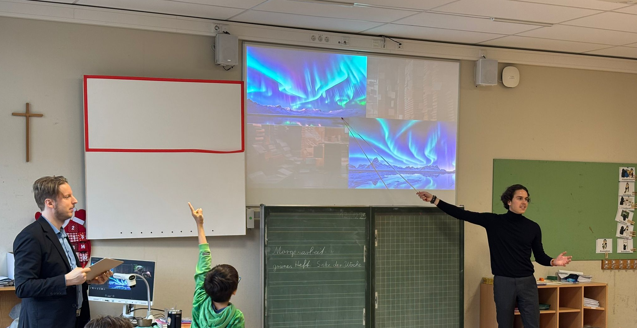 Klasse rätselt gemeinsam